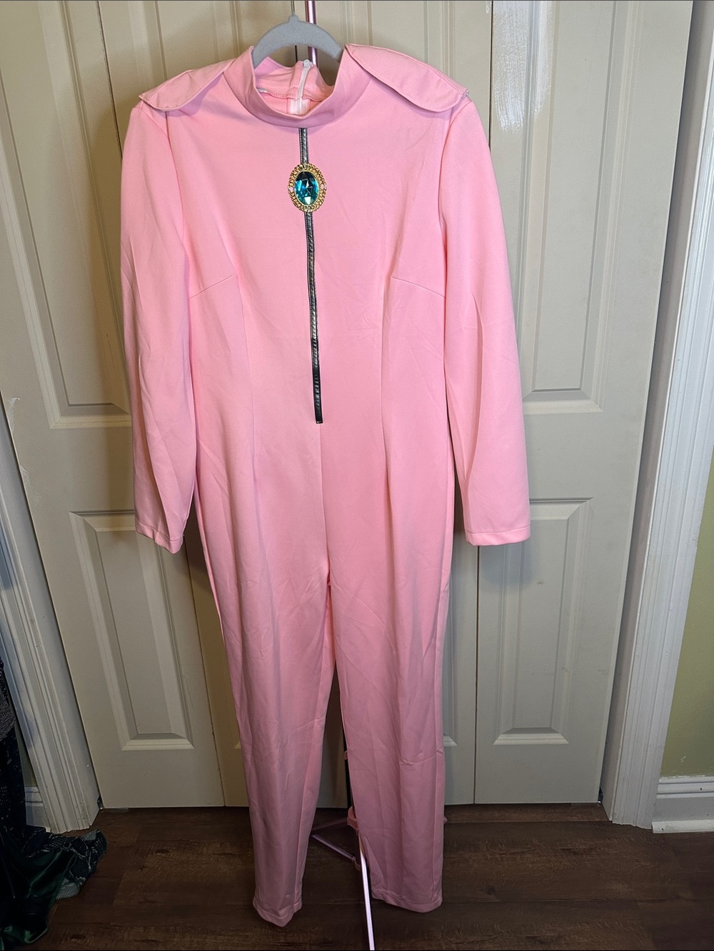 Pink Women's Long Sleeve Princess PeachJumpsuit